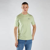 desel crew neck light green tee shirt for men